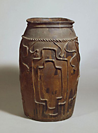 Burial Urn, Tataro Ware Burial Urn, Tataro Ware
