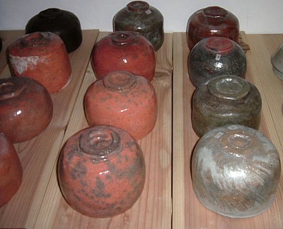 Raku chawan by Hosokawa Morihiro Raku chawan by Hosokawa Morihiro
