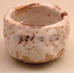 Shino guinomi (sake cup) by Kato Tokuro