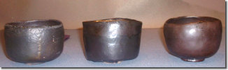 Black Chawan by Ajiki Hiro