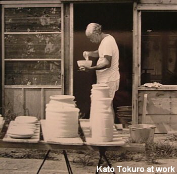 Kato Tokuro at his workshop
