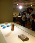 TV crew covering the exhibition TV crew covering the exhibition