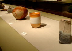 Various pieces on display at Tanabe Museum