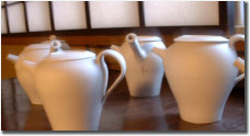 Small kyusu (tea pots) by Uchida Koichi Small kyusu (tea pots) by Uchida Koichi