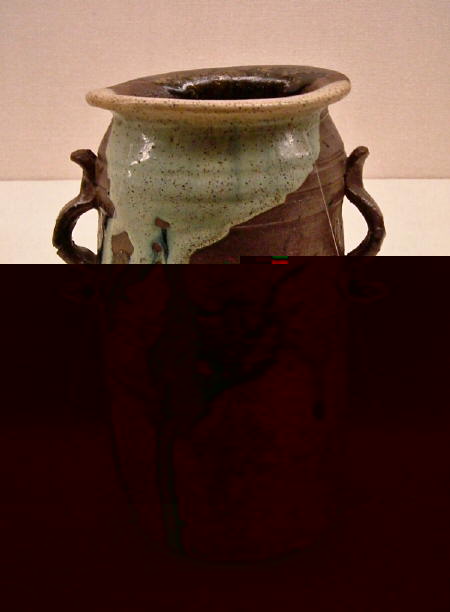 Chosen Garatsu Eared Vase