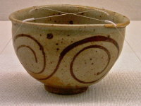 E-garatsu Chawan with Fern Design