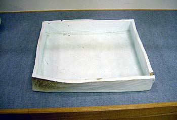 Square bowl by Kato Tsubusa Square bowl by Kato Tsubusa