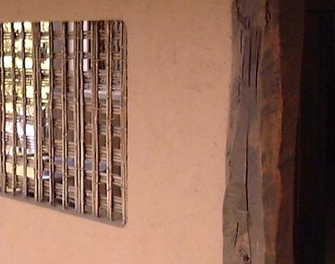 wooden partition in front of the majestic house