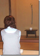 Lady sitting by Tokonoma Lady sitting by Tokonoma
