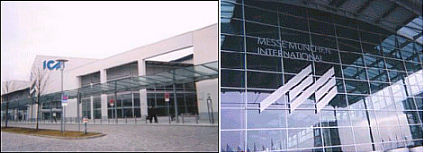 Messe Exposition Center (left) and Entrance (right)