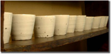 Soba cups by Uchida Koichi