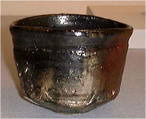 Black Chawan by Tsujimura Shiro