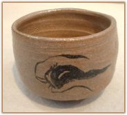 Catfish chawan by Tsuji Seimei