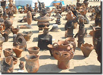 Jomon pieces out of the fire (next day) Jomon pieces out of the fire (next day)