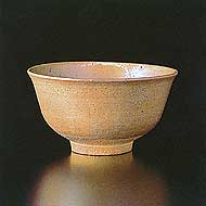 Oku-korai chawan by Nakagawa Jinenbo