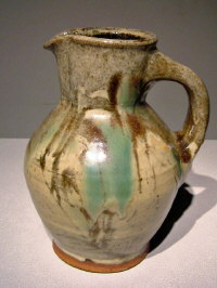 Pitcher - Green Nuka Glaze