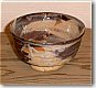 Shino Chawan with Hakeme Technique, by Abe Hitoshi Shino Chawan with Hakeme Technique, by Abe Hitoshi
