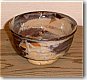 Shino Chawan with Hakeme Technique, by Abe Hitoshi