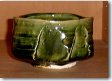 Oribe Chawan by Kato Yasukage Oribe Chawan by Kato Yasukage