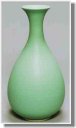 Vase with Emerald Glaze by Chozaemon X
